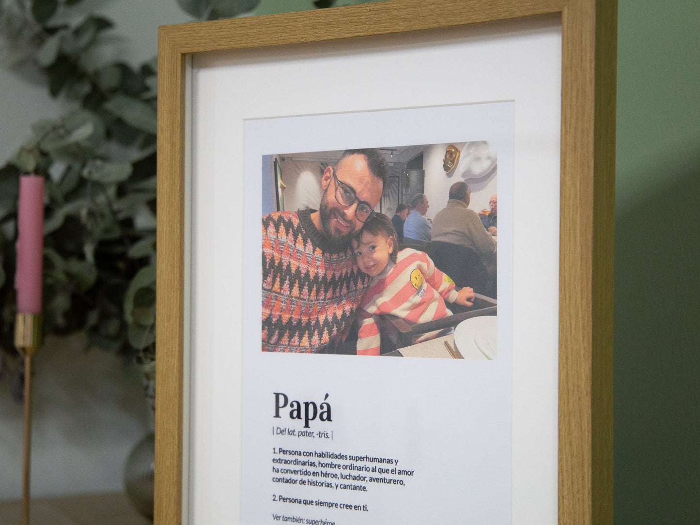 Marco Dia del Padre con foto